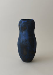 Small Figure Vase no. 2 in Brushed Cobalt - Victoria Morris